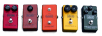 Pedales de efectos MXR para guitarra